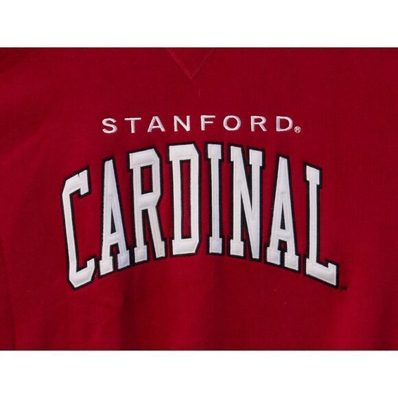 Vintage Russell Stanford Cardinals Crewneck Sweatshirt Embroidered Men's Size XL - Picture 4 of 5